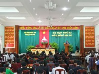 Quang cảnh kỳ họp thứ 10, HĐND huyện khóa XI