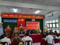 Quang cảnh Đại hội Chi bộ trường THPT Võ Lai