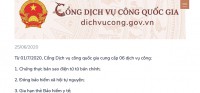 Cổng Dịch vụ công Quốc gia cung cấp thêm 6 dịch vụ từ 1/7