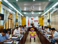 Quang cảnh hội nghị tổng kết công tác PCTT&TKCN năm 2019