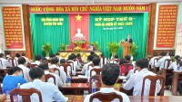 Quang cảnh kỳ họp thứ 2 HĐND huyện khóa XII