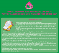 Ngân hàng chính sách xã hội hỗ trợ người sử dụng lao động vay vốn để trả lương ngừng việc, trả lương phục hồi sản xuất
