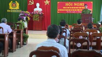 Quang cảnh hội nghị triển khai nhiệm vụ đảm bảo trật tự an toàn giao thông