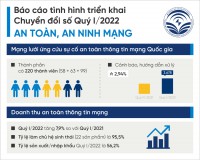 INFOGRAPHIC: Tình hình triển khai chuyển đổi số quý I/2022