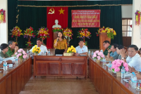 Quang cảnh buổi sinh hoạt tổ đại biểu HĐND tỉnh đơn vị thị xã An Nhơn, huyện Tây Sơn và huyện Vĩnh Thạnh