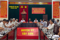 Quang cảnh tại điểm cầu Tây Sơn