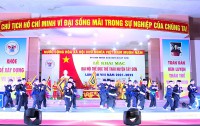 Quang cảnh Lễ khai mạc Đại hội TDTT huyện lần thứu VIII năm 2021 - 2022