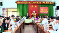 Quang cảnh Hội nghị lấy ý kiến góp ý dự thảo Luật Đất đai (sửa đổi)