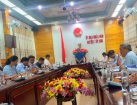 Ban đại diện Hội đồng quản trị Ngân hàng CSXH huyện sơ kết 6 tháng đầu năm 2023