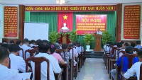 Quang cảnh Hội nghị tập huấn nghiệp vụ rà soát hộ nghèo, hộ cận nghèo và xác định hộ làm nông nghiệp, lâm nghiệp có mức sống trung bình năm 2023