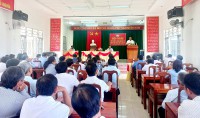 Trưởng đoàn đại biểu Quốc hội tỉnh tiếp xúc cử tri 7 xã bắc sông Kôn