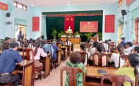 Đại biểu HĐND tỉnh tiếp xúc cử tri xã Tây Thuận
