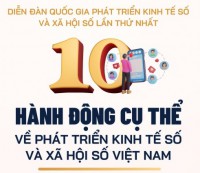 10 hành động cụ thể về phát triển kinh tế số và xã hội số Việt Nam Thường trực Ủy ban quốc gia về chuyển đổi số