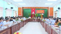 Quang cảnh hội nghị triển khai xây dựng nông thôn mới năm 2023