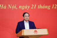 Thủ tướng Phạm Minh Chính nhấn mạnh việc làm lợi cho người dân, doanh nghiệp là một yếu tố quyết định thành công của Đề án 06 - Ảnh: VGP/Nhật Bắc