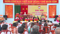 Quang cảnh Đại hội điểm Mặt trận Tổ quốc Việt Nam xã Bình Thành