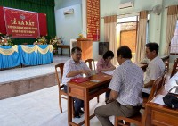 Ra mắt và giải ngân Quỹ Hỗ trợ nông dân cho tổ Hội nghề nghiệp Mộc dân dụng tại xã Tây Xuân