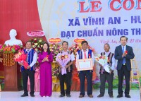 Lễ công bố xã Vĩnh An đạt chuẩn nông thôn mới