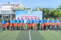 Liên đoàn Lao động huyện Tây Sơn khai mạc giải bóng đá nam năm 2024