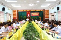Đoàn công tác HĐND thị xã AyunPa làm việc với HĐND huyện Tây Sơn