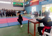 120 võ sinh tham gia kỳ thi nâng đai võ cổ truyền Tây Sơn