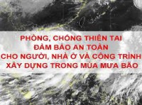 Phòng, chống thiên tai đảm bảo an toàn cho người, nhà ở và công trình xây dựng trong mùa mưa bão năm 2024