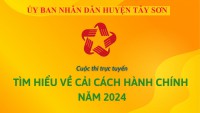 Cuộc thi “Tìm hiểu về cải cách hành chính huyện Tây Sơn năm 2024”