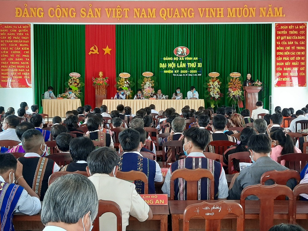 Quang cảnh Đại hội Đảng bộ xã lần thứ XI