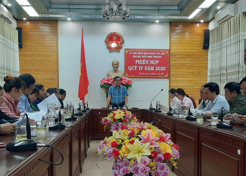 Quang cảnh phiên họp quý IV năm 2020