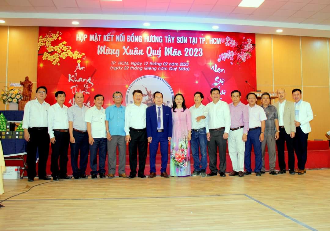 Lãnh đạo huyện gặp mặt kết nối Hội đồng hương Tây Sơn tại thành phố Hồ Chí Minh