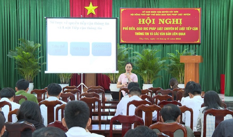 Hội nghị phổ biến, giáo dục pháp luật chuyên đề Luật Tiếp cận Thông tin và các văn bản liên quan