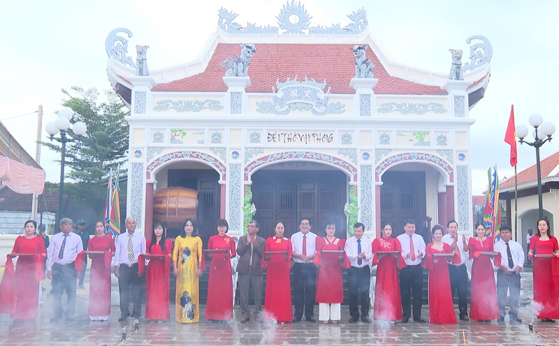 Khánh thành di tích Đền thờ Văn Phong